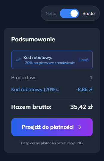 Kody Rabatowe McProdukt - [cmonth] [year]: 20% taniej!