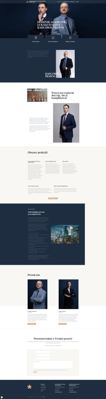 strona internetowa radcy prawni katowice